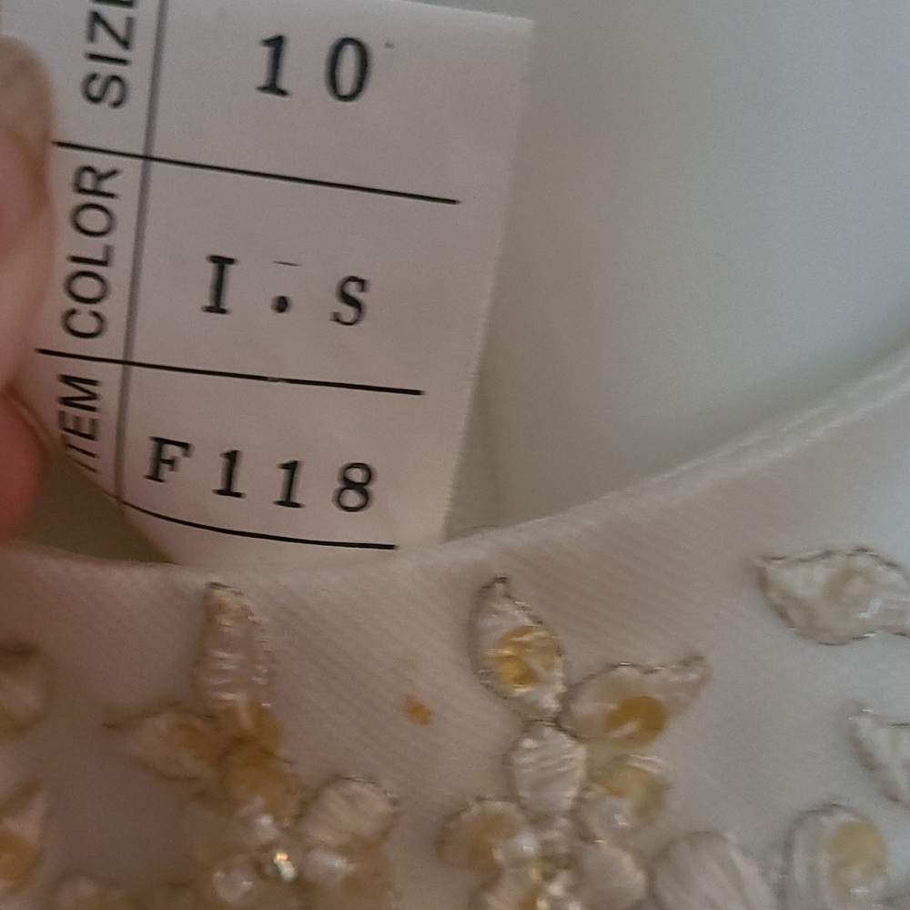 Confirmation or Jr  bridesmaid dress sz 10 - Picture 8 of 9